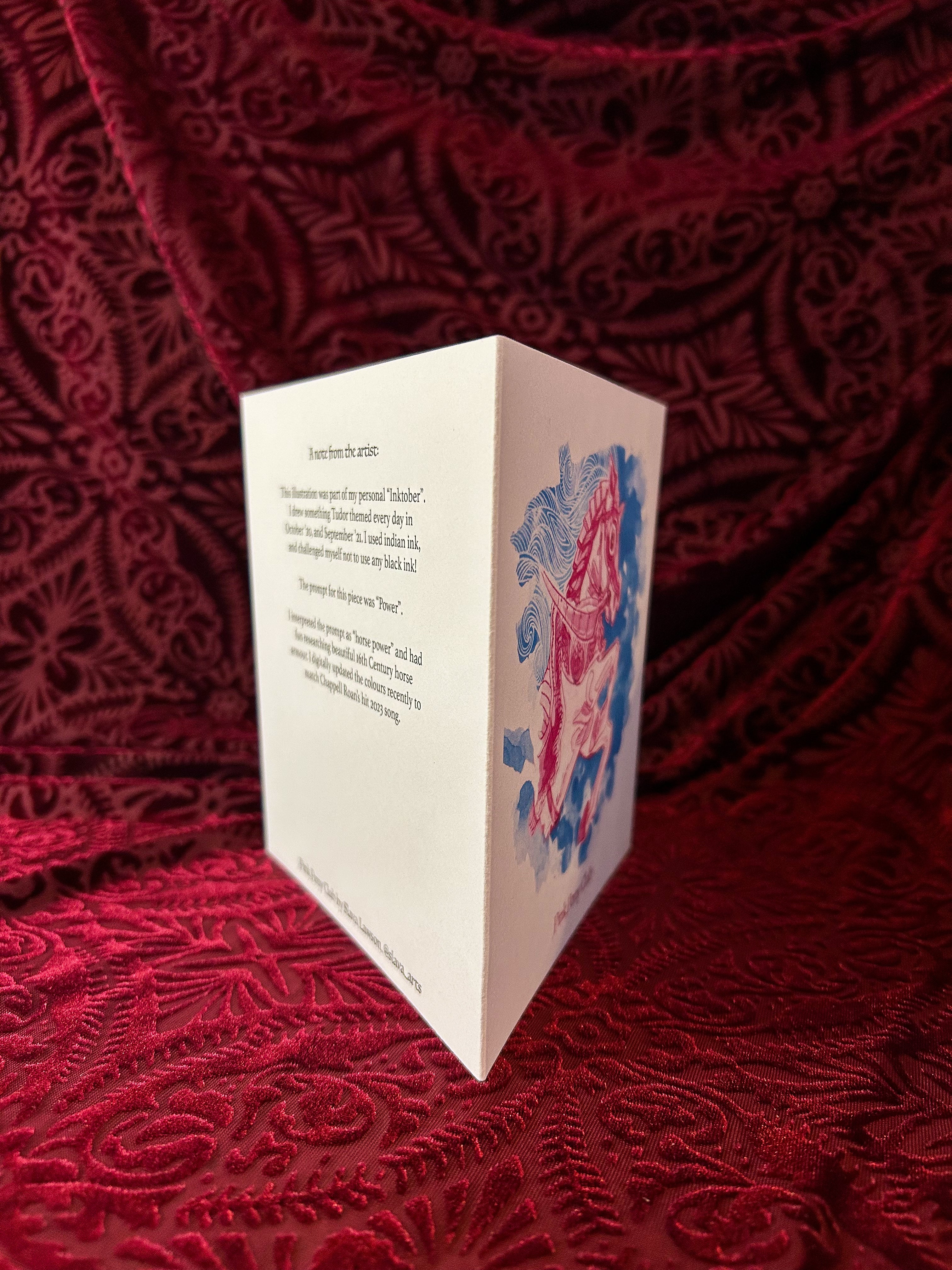 Pink Pony Club Greeting Card