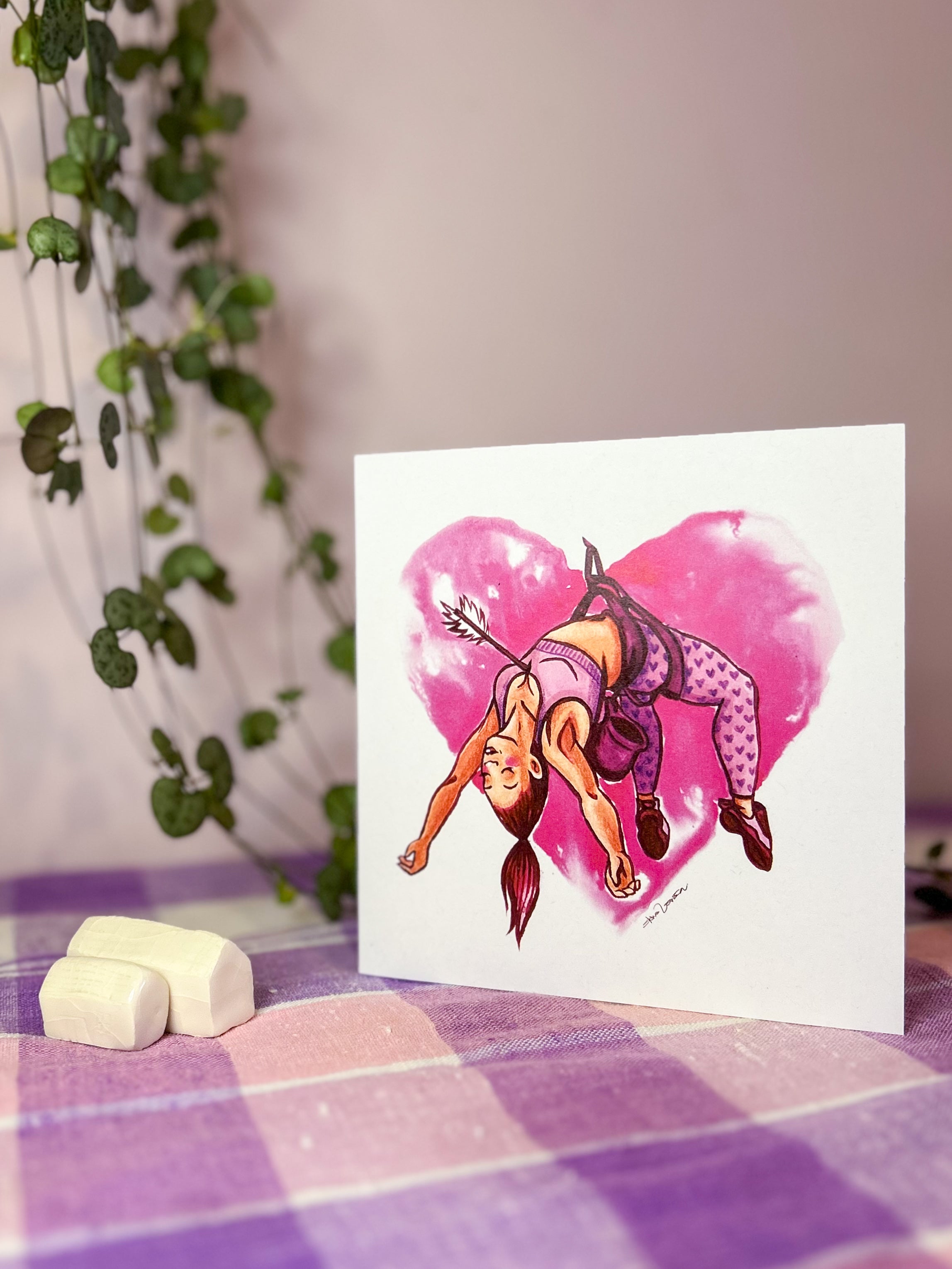 Falling (for you) Greeting Card