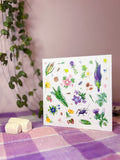 Spring Flowers Greeting Card