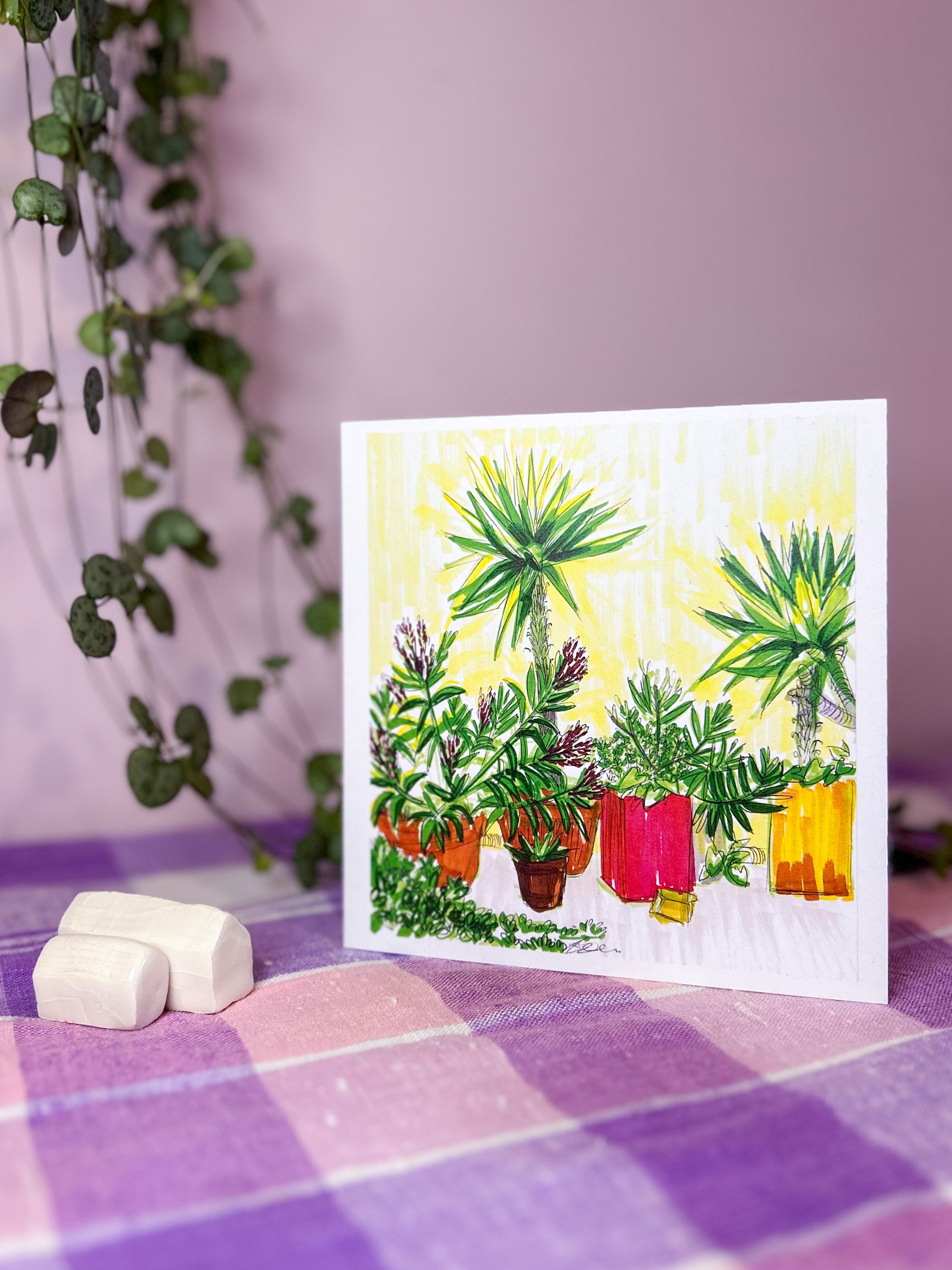 Lakkos Plants Greeting Card