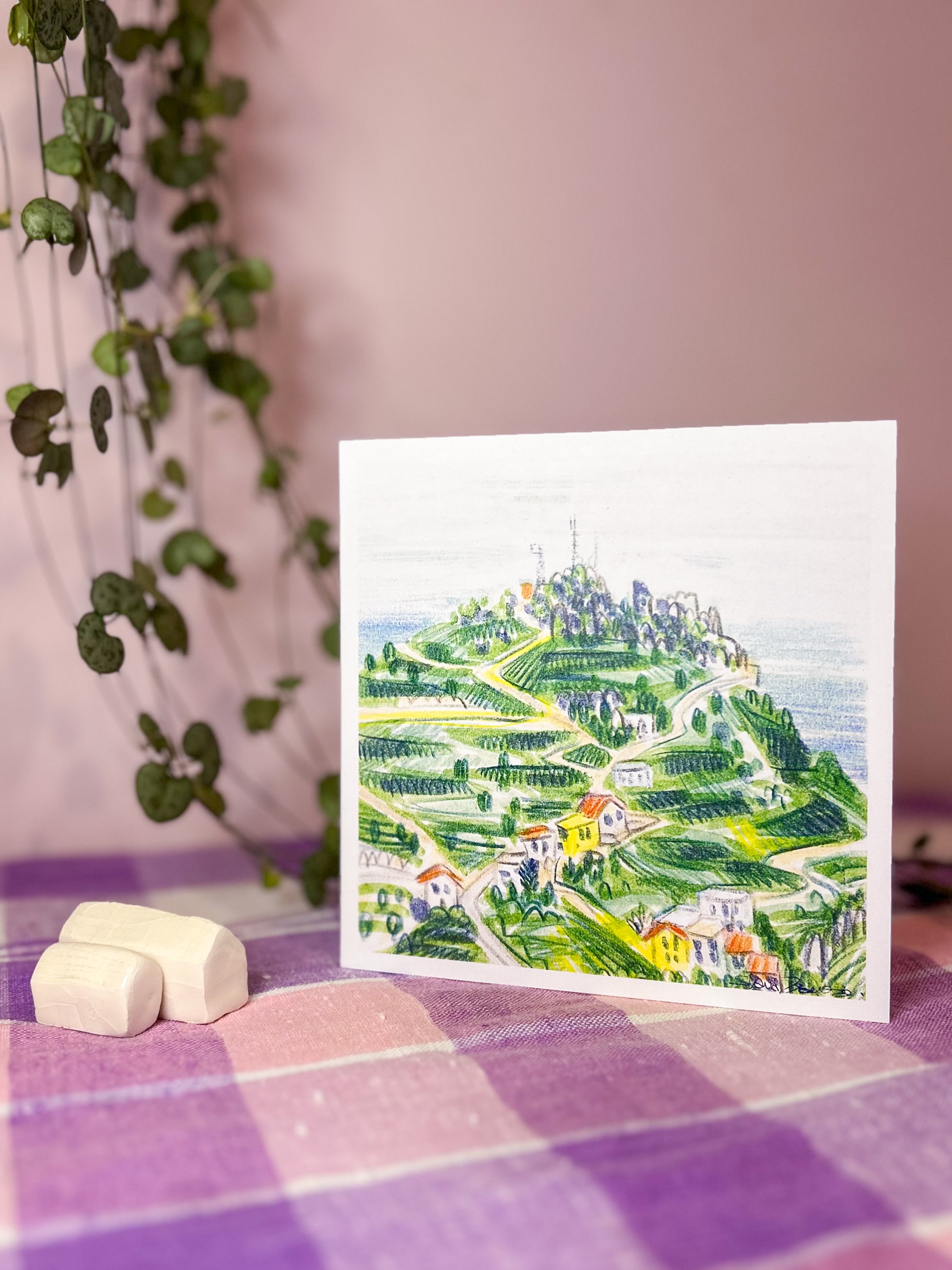 Gerakios View Greeting Card