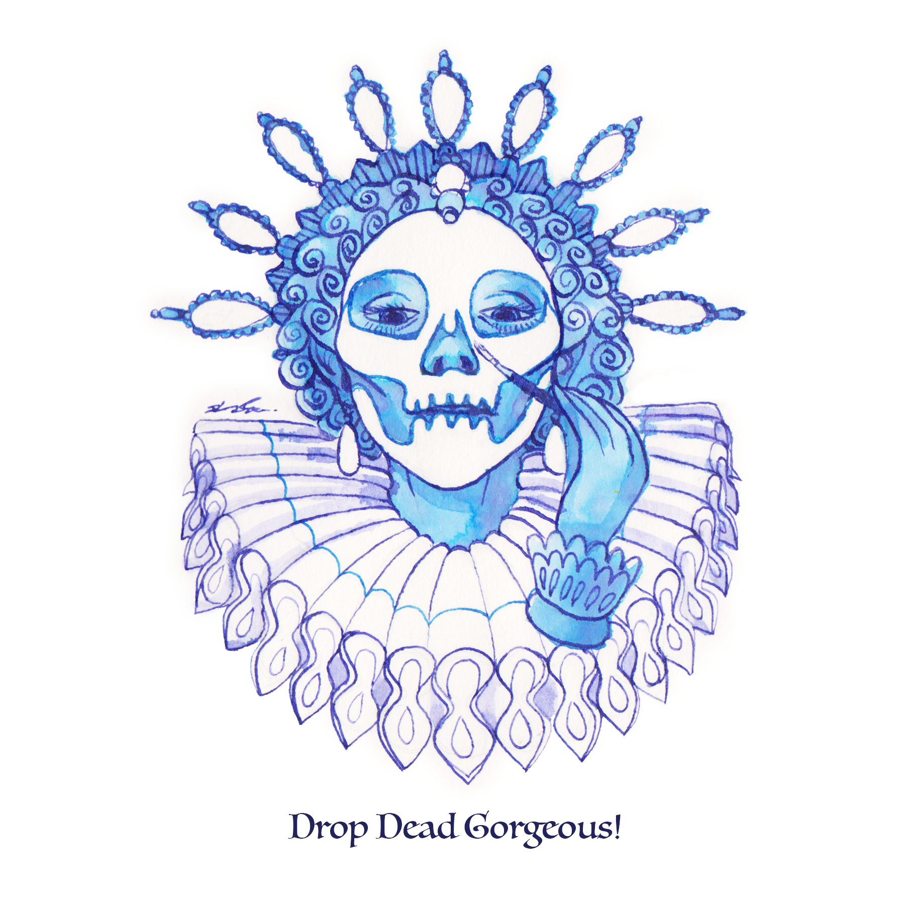 Drop Dead Gorgeous Greeting Card