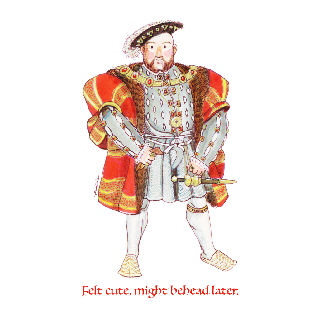 Felt cute, might behead later Greeting Card