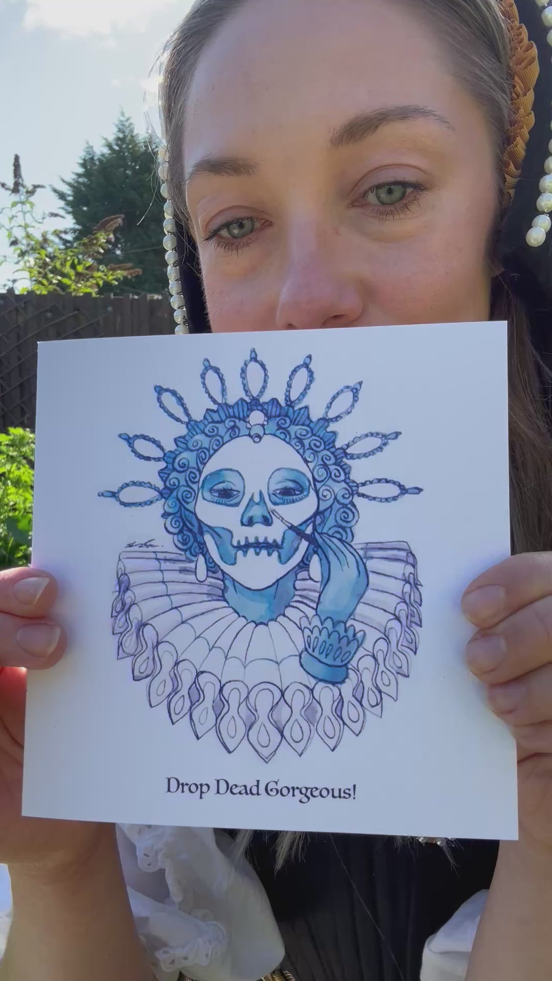 Drop Dead Gorgeous Greeting Card