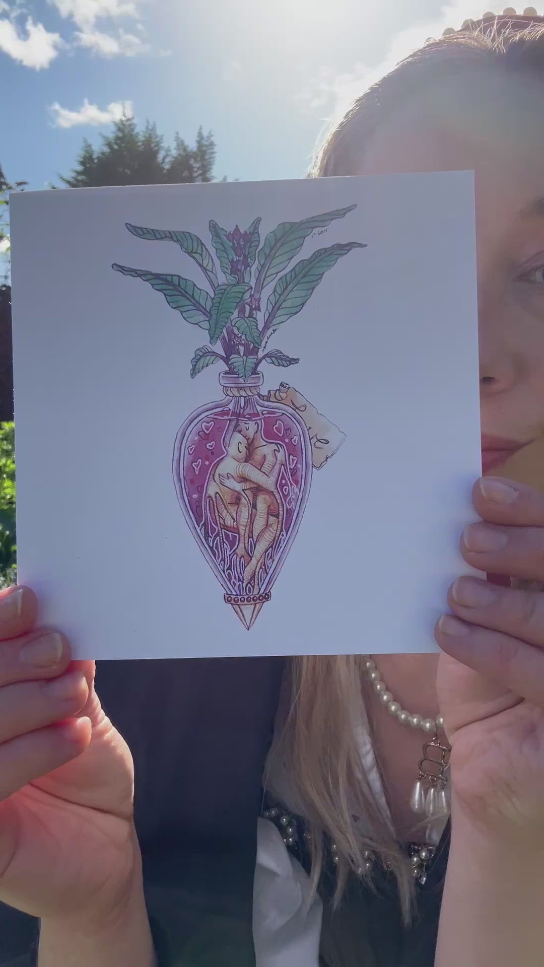 Mandrake Greeting Card