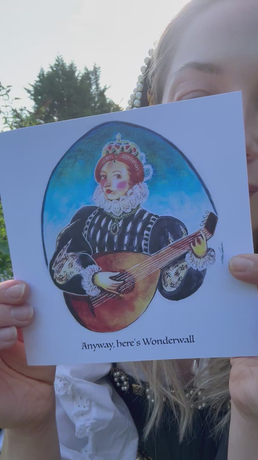Anyway, here's Wonderwall Greeting Card