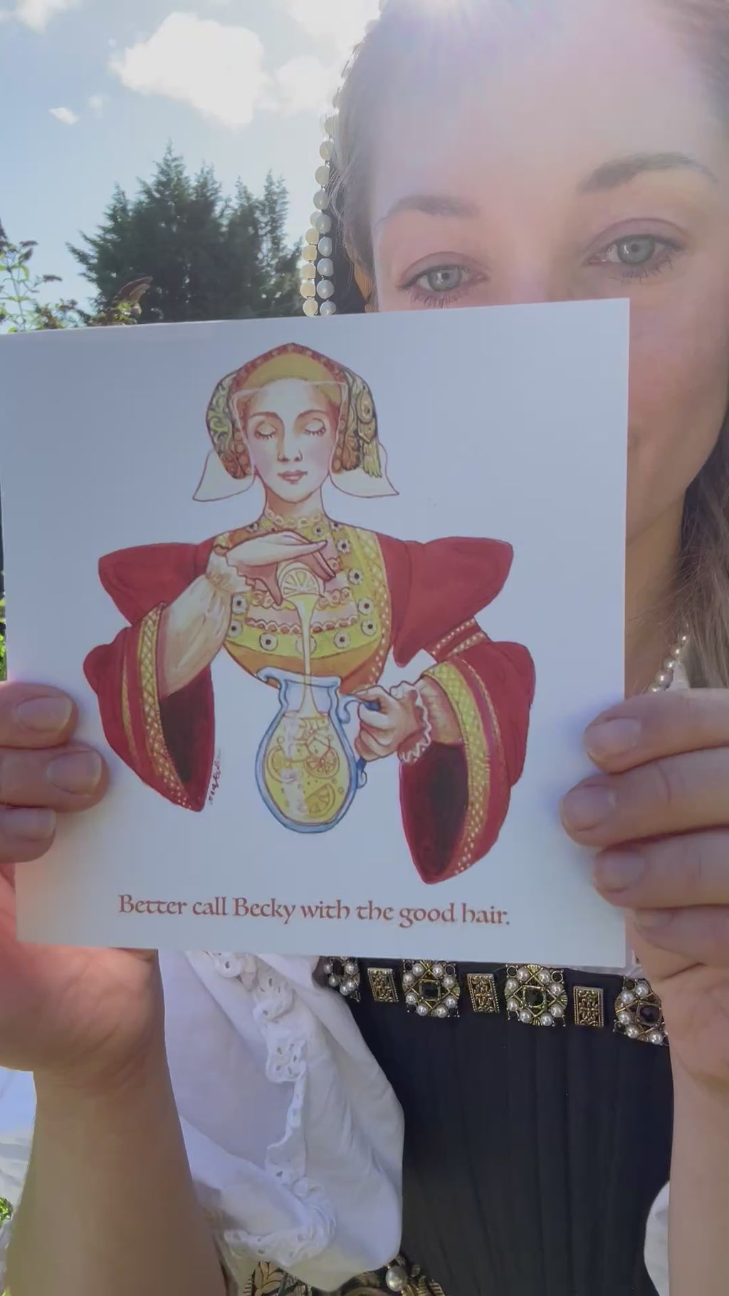 Better call Becky with the good hair Greeting Card